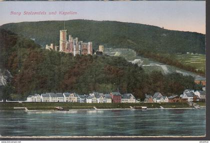 Burg Stolzenfels bei Lahnstein, um 1912