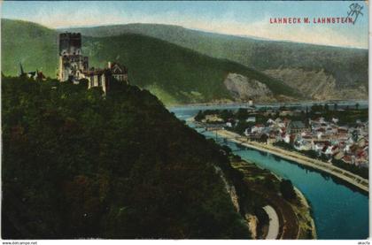 CPA LAHNSTEIN Lahneck mit Lahnstein GERMANY (1142024)