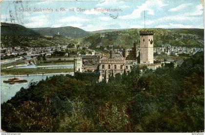 Schloss Stolzenfels mit Lahnstein