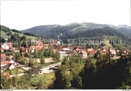 Langelsheim Ortsansicht mit Kirche