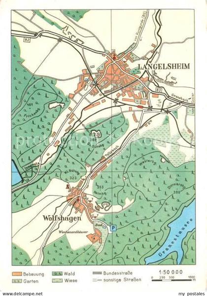 Langelsheim Wolfshagen Landkarte