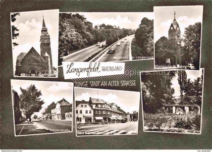 Langenfeld  Rheinland NRW Ev Kirche Autobahn Pfarrkirche St Josef Koelnerstrasse