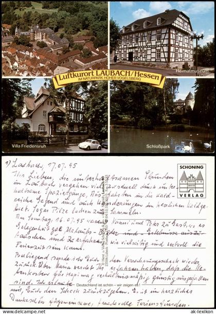 Ansichtskarte Laubach (Hessen) Mehrbildkarte NATURPARK HOHER VOGELSBERG 1995