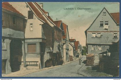 Laubach in Oberhessen Altstadt, gelaufen 1931 (AK5218)