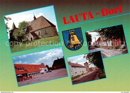 Lauta Hoyerswerda Dorfansichten Kirche Wappen