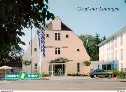 Lauingen Donau Bayern Kannen-Keller Asthof Hotel-Restaurant Dillinger-Strasse Ba