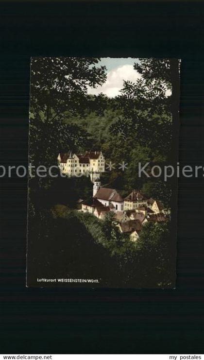 Weissenstein Lauterstein Schloss Luftaufnahme
