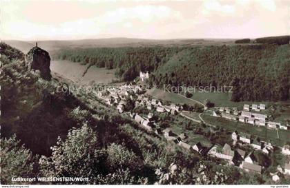 Weissenstein Lauterstein Wuerttemberg Goeppingen BW Panorama Luftkurort
