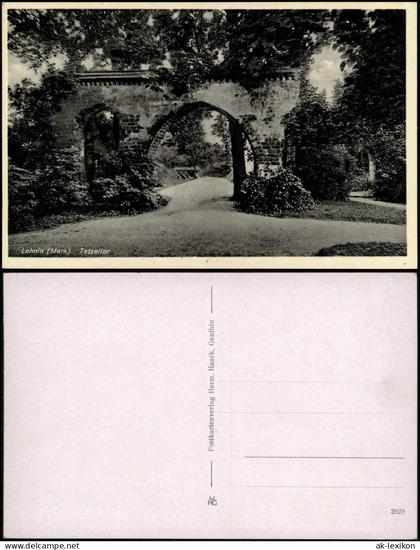 Ansichtskarte Lehnin-Kloster Lehnin Partie am Tetzeltor 1935