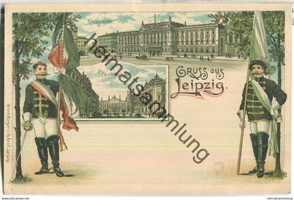 Leipzig - Universität - Paulinerhof - Verlag Bruno Bürger Leipzig