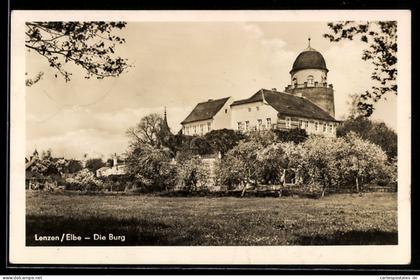 AK Lenzen / Elbe, Die Burg