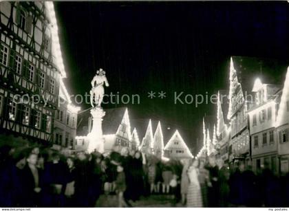 Leonberg Wuerttemberg Festliche Marktplatz Beleuchtung