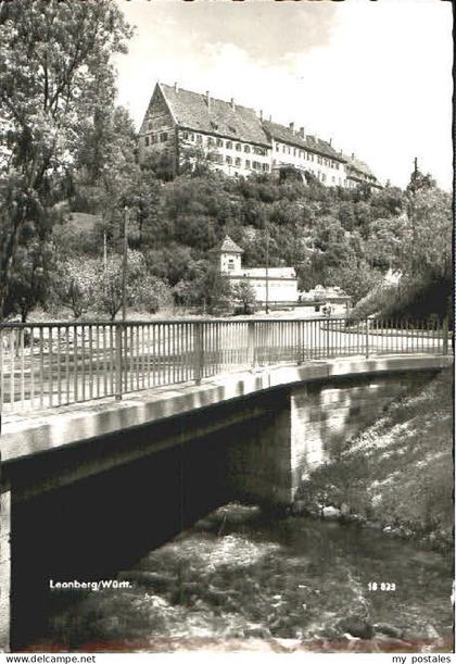 Leonberg Wuerttemberg Leonberg Bruecke  o 1968