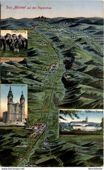 Das Maintal aus der Vogelschau