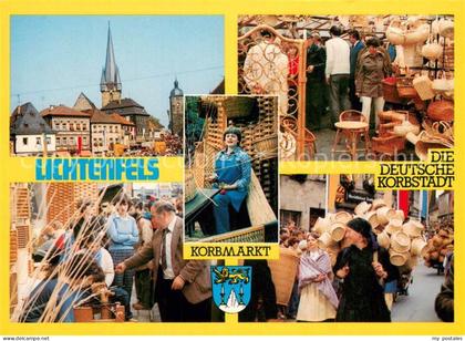 Lichtenfels Bayern Marktplatz Kirche Korbmarkt