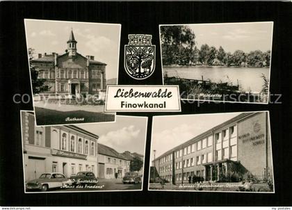 Liebenwalde Finowkanal Rathaus Muehlensee HOG Haus des Friedens Werner Seelenbin