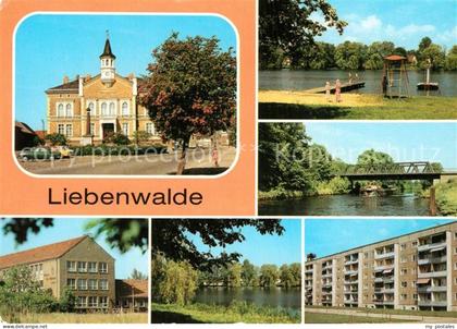 Liebenwalde Rathaus Marktplatz Schwimmbad Vosskanal