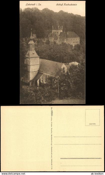 Ansichtskarte Liebstadt Schloß Kuckuckstein 1914