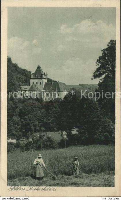 Liebstadt Schloss Kuckuckstein Heuernte
