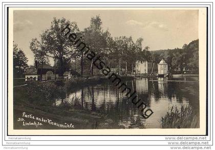 Limbach-Oberfrohna - Partie an der Knaumühle - Foto-AK