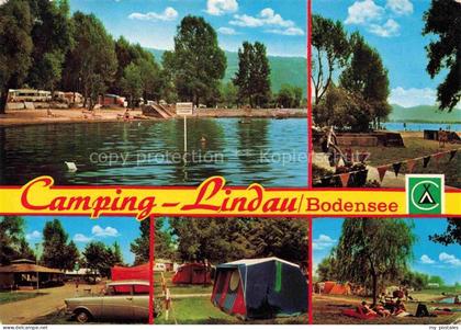 LINDAU  Bodensee Bayern Camping-Lindau Bodensee Wohnwagen Zelte See
