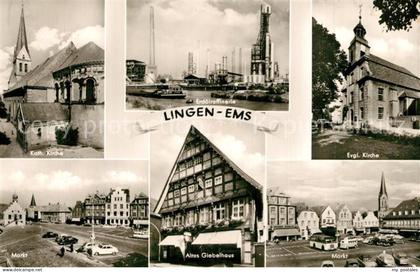 Lingen Ems Kirchen Markt Altes Giebelhaus