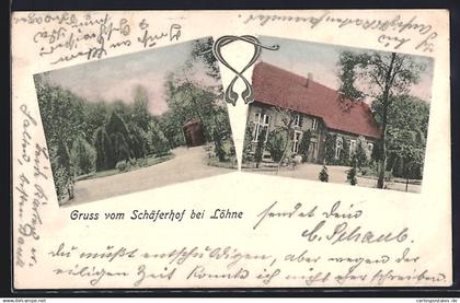 AK Löhne, Schäferhof, Frontansicht und Parkpartie