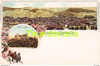 CPA LITHO GRUSS AUS LORRACH