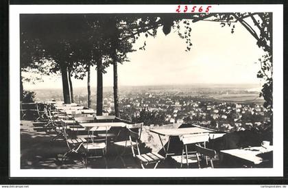 AK Lössnitz, Blick vom Berggasthaus Friedensburg