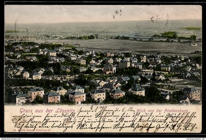 AK Lössnitz, Blick von der Friedensburg