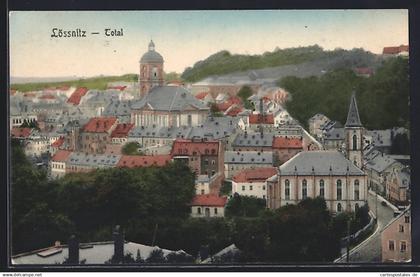 AK Lössnitz / Erzg., Blick auf den Ort
