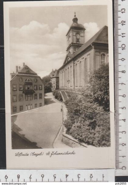 Lößnitz im Erzgebirge St. Johanniskirche, nicht gelaufen ( AK 4109 )günstige Versandkosten