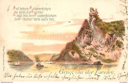 Loreley Lorelei Fels Schiffe