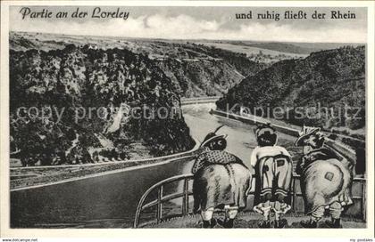 Loreley Lorelei Frauen Rhein