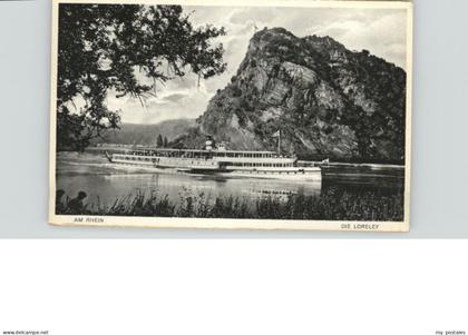 Loreley Lorelei Loreley Rhein Dampfer