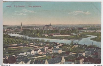 (2340) AK Metz, Lothringen, Panorama, vor 1945