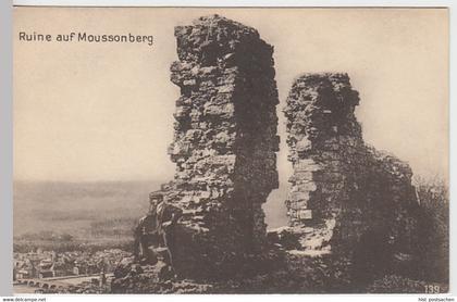 (31396) AK Burgruine Mousson, Lothringen, 1916