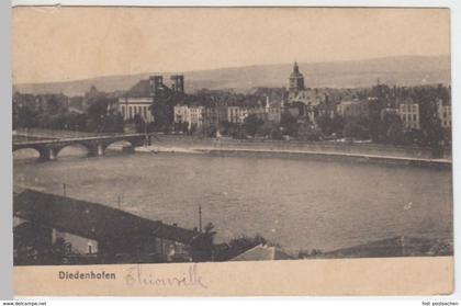 (3777) AK Diedenhofen, Thionville, Lothringen, Ortsansicht, vor 1945