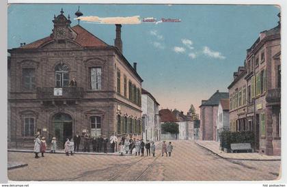 (57299) AK Morhange, Mörchingen, Lothringen, Rathaus, Feldpost 1918