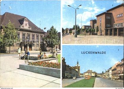 Luckenwalde Bahnhof Stadttheater Ernst-Thaelmann-Strasse