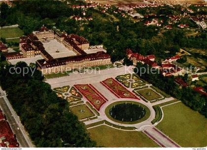 Ludwigsburg Wuerttemberg Schloss Ludwigsburg mit Gartenschau Bluehendes Barock F