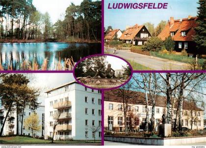 Ludwigsfelde Am Pechpfuhl Holzhaussiedlung Wohngebiet Donaustrasse Fontane Denkm