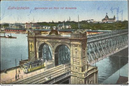 Ludwigshafen Rhein Ludwigshafen Bruecke o 1926