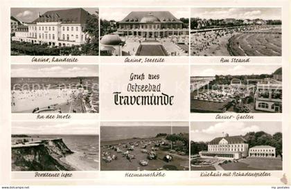 Travemuende Ostseebad Casino Strand Mole Casino Garten Brodtener Ufer Hermannsho