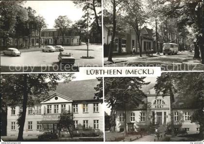 Luebtheen Thaelmannplatz Kirchenplatz Hotel Stadt Luebtheen Postamt