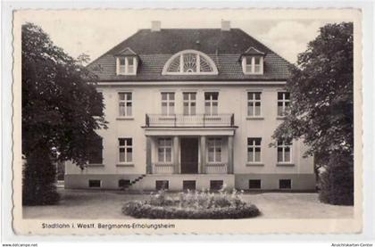 39063434 - Stadtlohn mit Bergmanns - Erholungsheim gelaufen, mit Marke und Stempel von 1954. Ecken mit Albumabdruecken,
