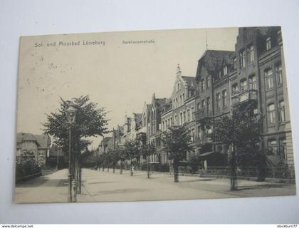 LÜNEBURG , Strasse   ,  Schöne  Karte um 1917