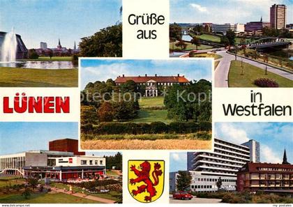Luenen Stadtansichten Cafe Terrassen