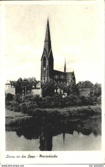 Luenen UNNA NRW an der Lippe Marienkirche