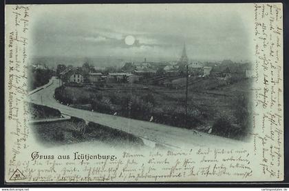 AK Lütjenburg, Ortsansicht, Kirche, Landstrasse